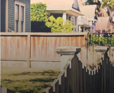 After: Decorative fence section rebuilt — Doylestown