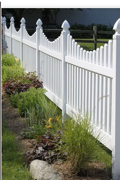 After: Picket section repaired after limb strike — Perkasie